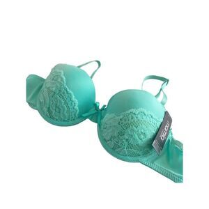 MAMIA Intimates Green Bow Accent Underwire Bra 36B